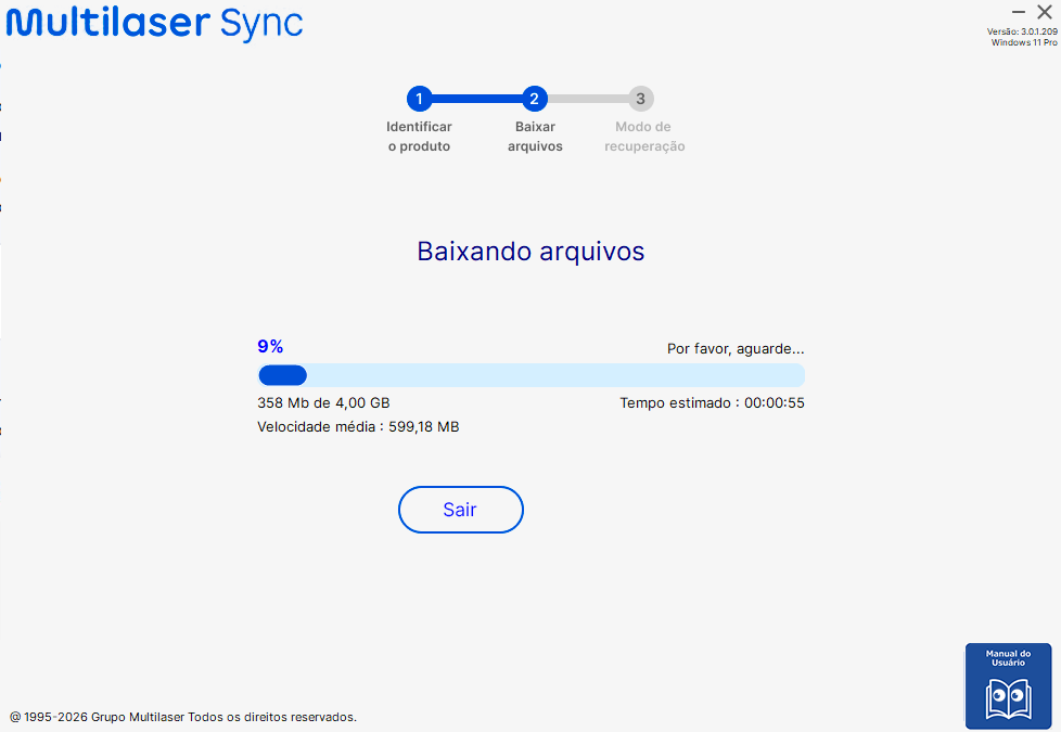 Download dos arquivos