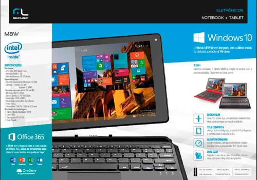 Notebook M8W, foto 2